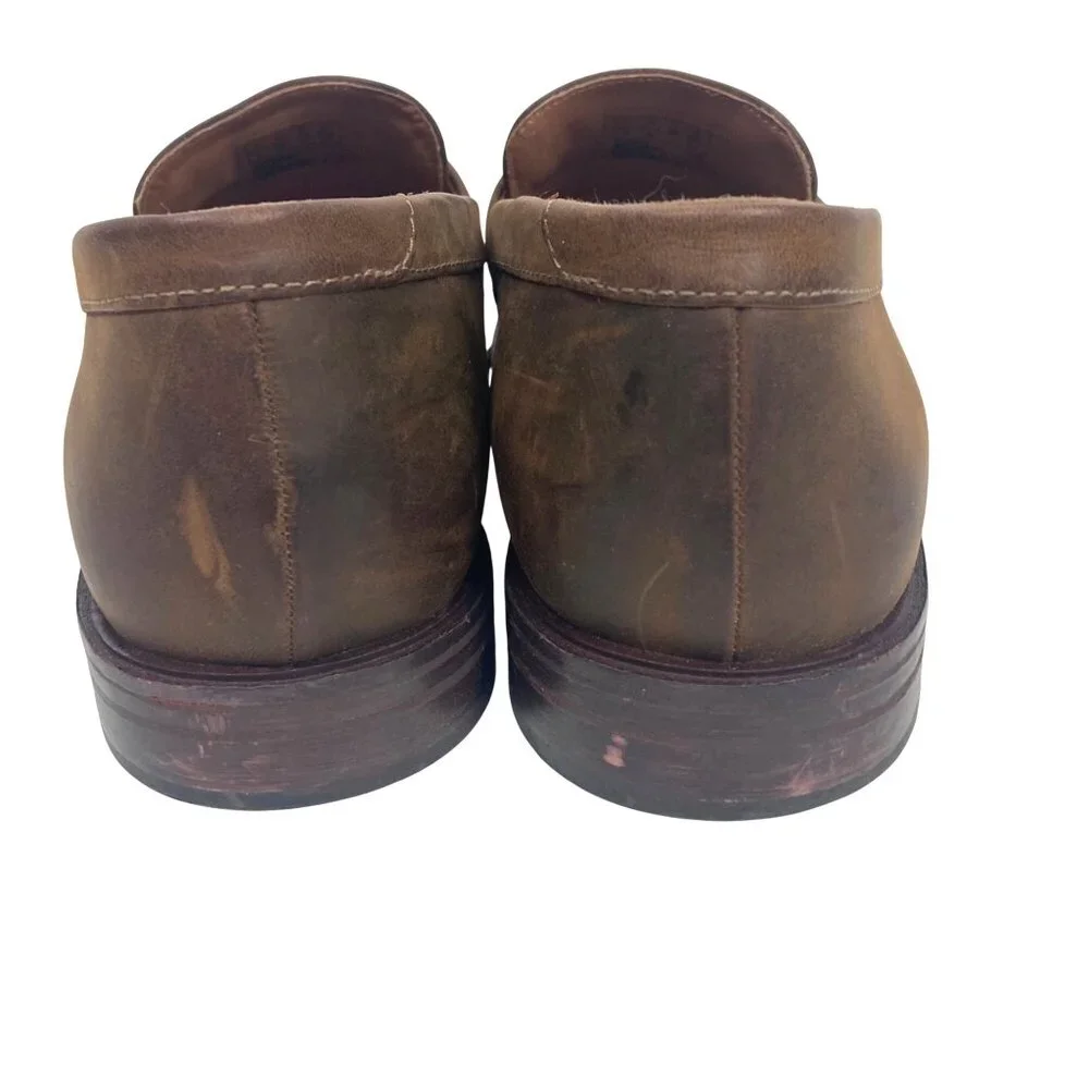 Bostonian Mckewen Step Loafers Mens 11.5 M Brown Leather Dress Shoes - Picture 6 of 12